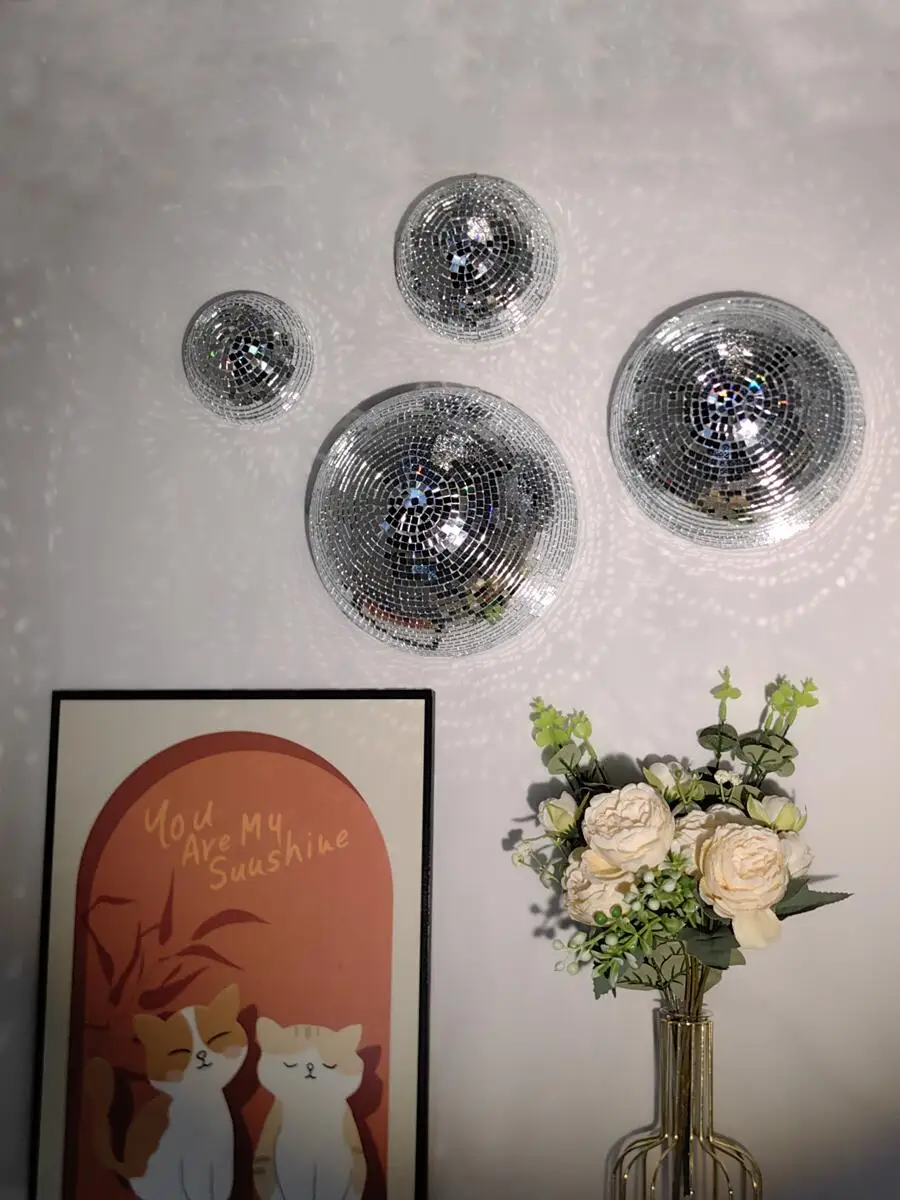 Disco Ball Mirror - Bola Disko Dinding Baru Desain Cermin
