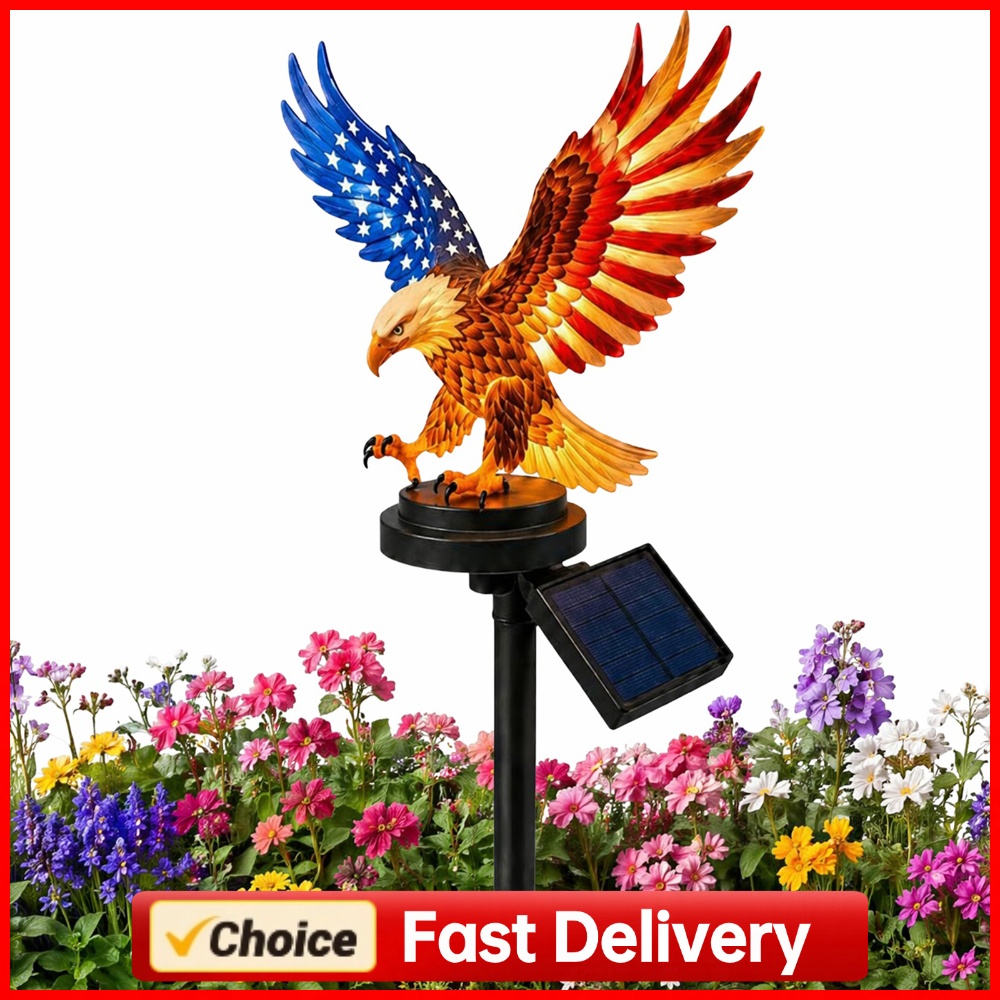 Yard Lighting Decor - Lampu Taman Tenaga Surya Bentuk Elang,