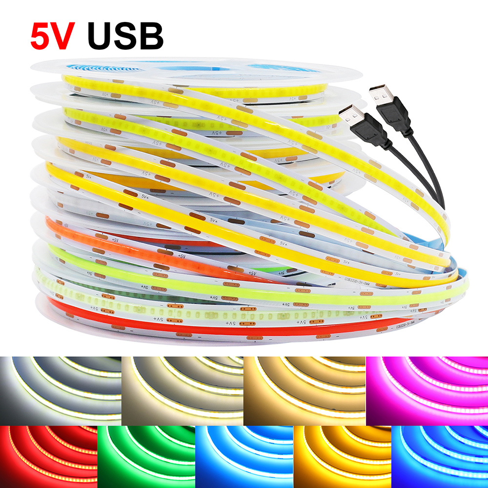 Decor Lighting Hours - Lampu Strip LED COB DC 5V