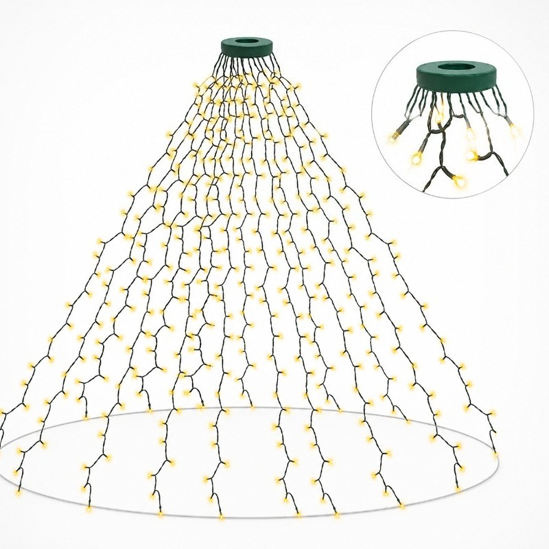 Lighting Christmas Decor - Lampu LED USB Tahan Air, 8