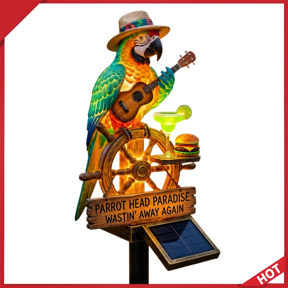 Yard Lighting Decor - Lampu Hias Burung Beo Tenaga Surya