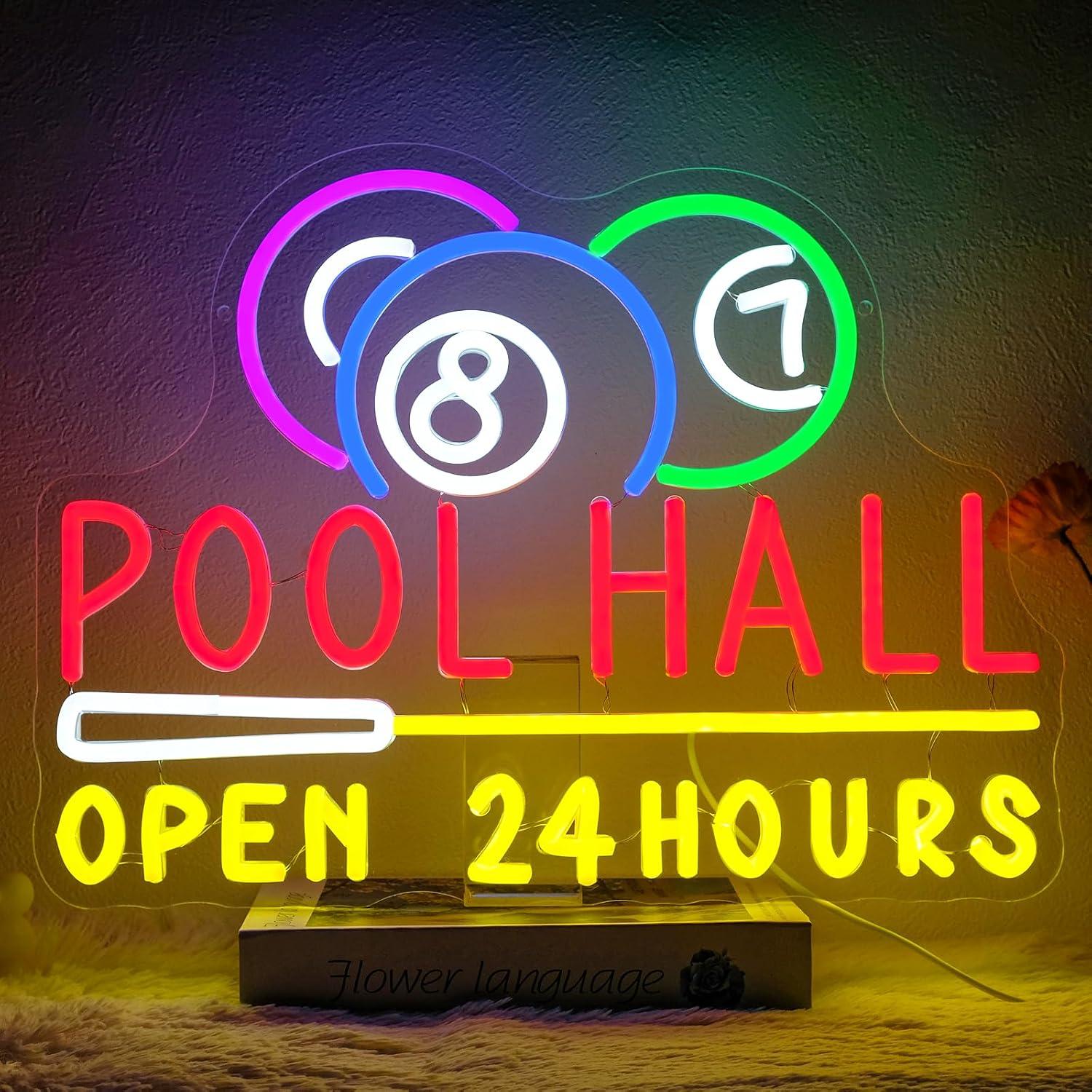 Decor Lighting Opening Hours - Lampu Neon LED USB yang Dapat
