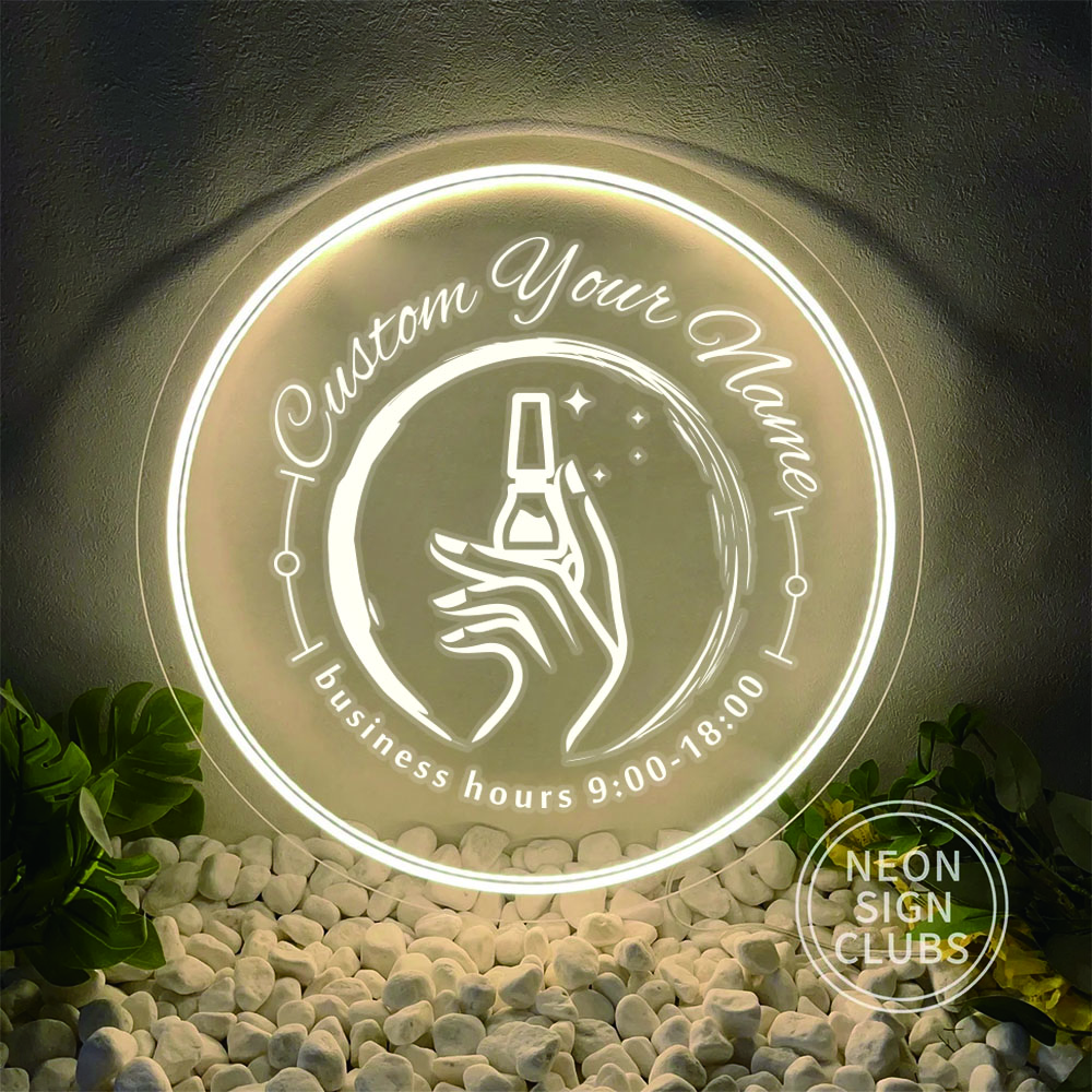 Lighting Christmas Decor - 1 Buah Lampu Akrilik Tanda Led