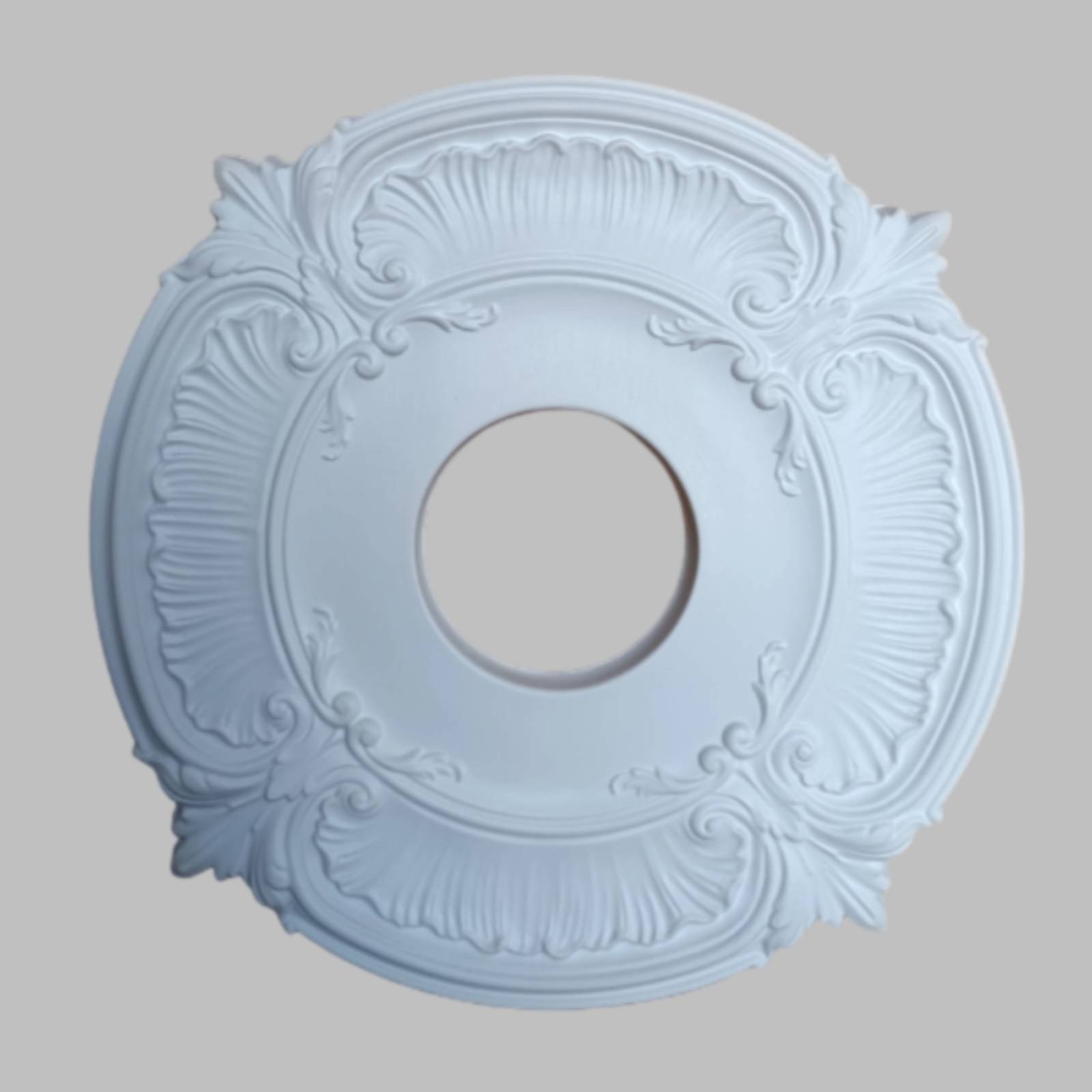 Lightings Decoration - Medali Plafon PU Bulat Desain Prancis,