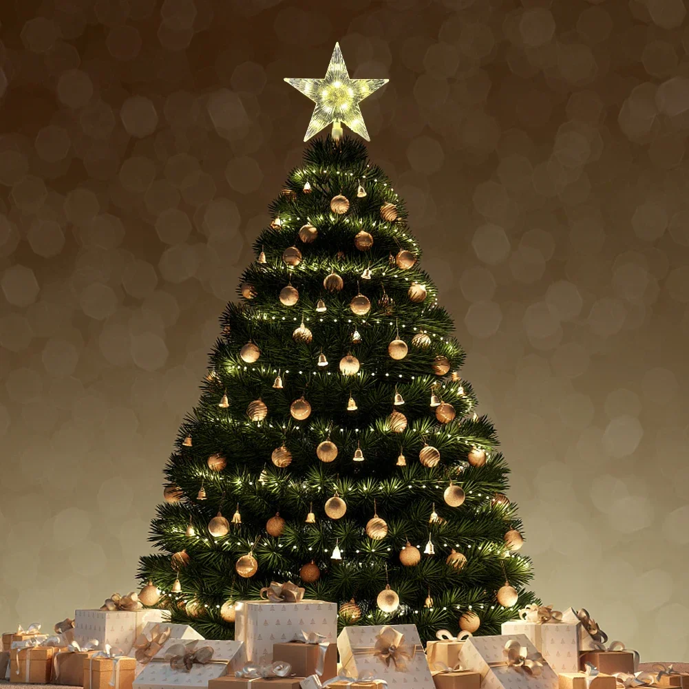Ornamen pohon Natal LED 15CM,  - Home Decor Lighting Tree ulasan dan harga