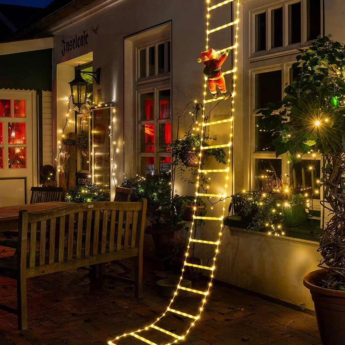 Lampu tangga LED untuk dekoras - Home Decor Lighting Tree ulasan dan harga