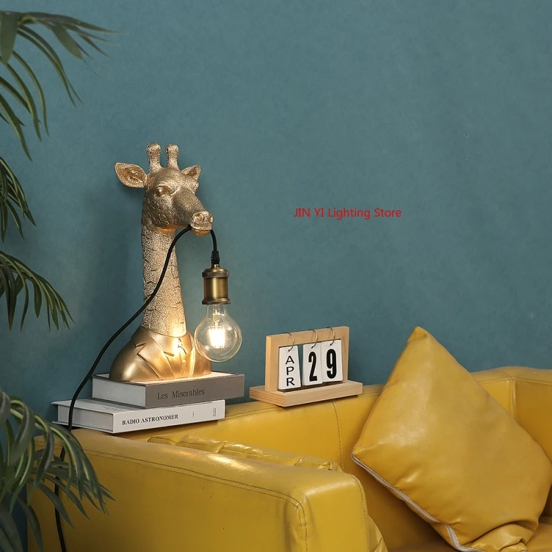Lampu Lantai LED Jerapah Resin - Decor Lighting Sales ulasan dan harga