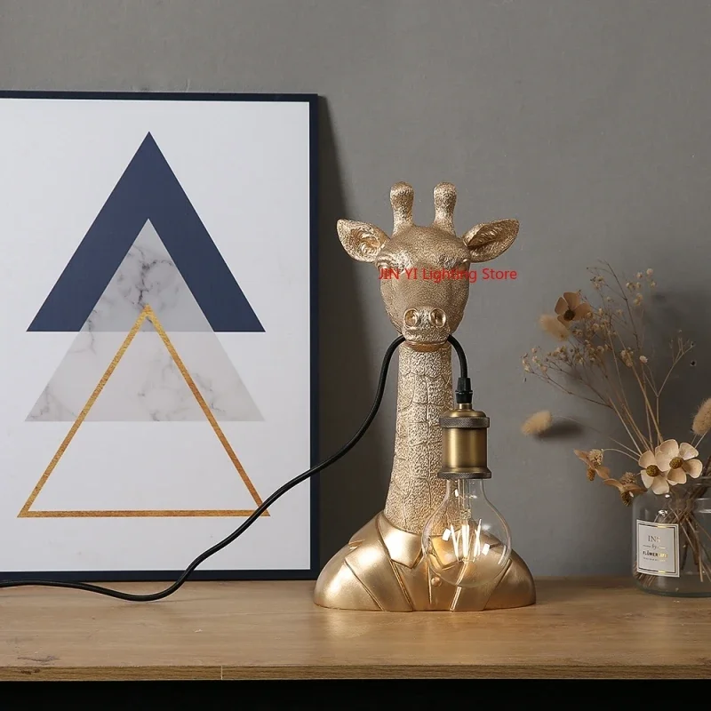 Lampu Lantai LED Jerapah Resin - Decor Lighting Sales ulasan dan harga
