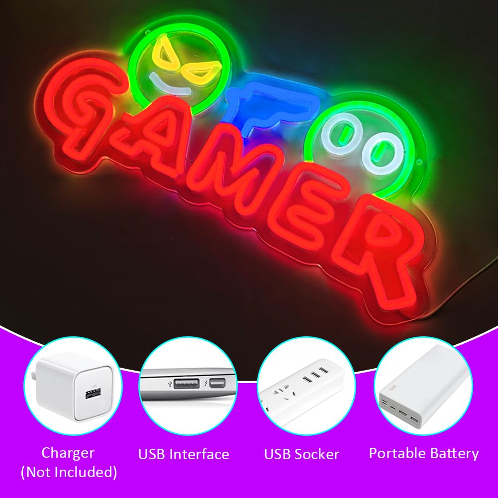 Lampu Dinding LED Neon Sign Ga - Lighting Christmas Decor ulasan dan harga