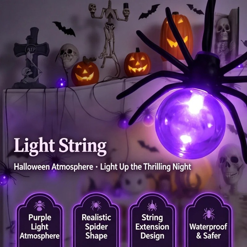 Lampu LED Bentuk Laba-laba Ber - Yard Lighting Decor ulasan dan harga