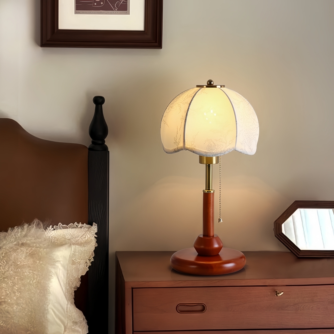 Lampu Meja Vintage Berbentuk K - Lighting Decor In Room ulasan dan harga