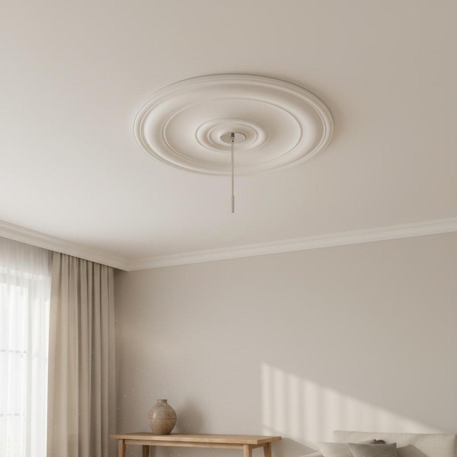 Medali Plafon Bulat Desain Ero - Lightings Decoration ulasan dan harga