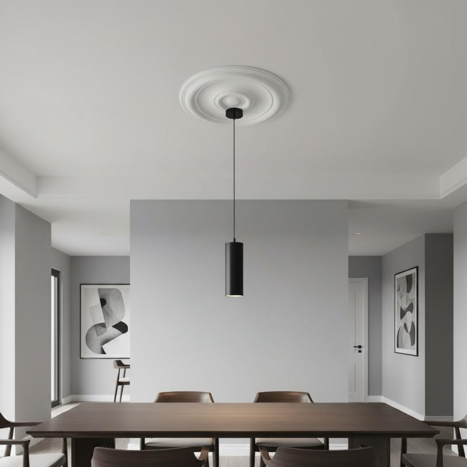 Medali Plafon Bulat Desain Ero - Lightings Decoration ulasan dan harga