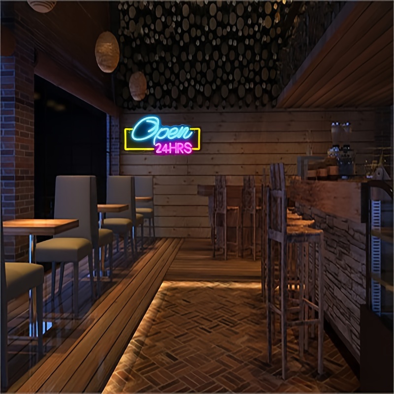 Buka 24 jam lampu tanda Neon L - Decor Lighting Opening Hours ulasan dan harga