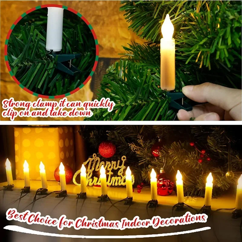 Lampu Lilin Lancip Tanpa Api 1 - Home Decor Lighting Tree ulasan dan harga