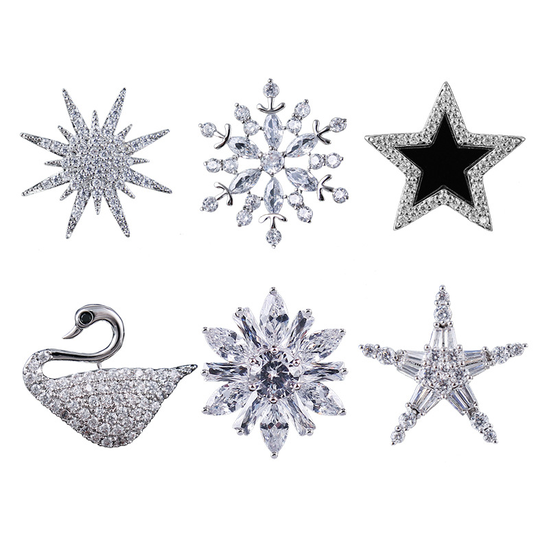 Peniti Dasi Kristal Heksagram  - Elegant Decor & Lighting Llc ulasan dan harga