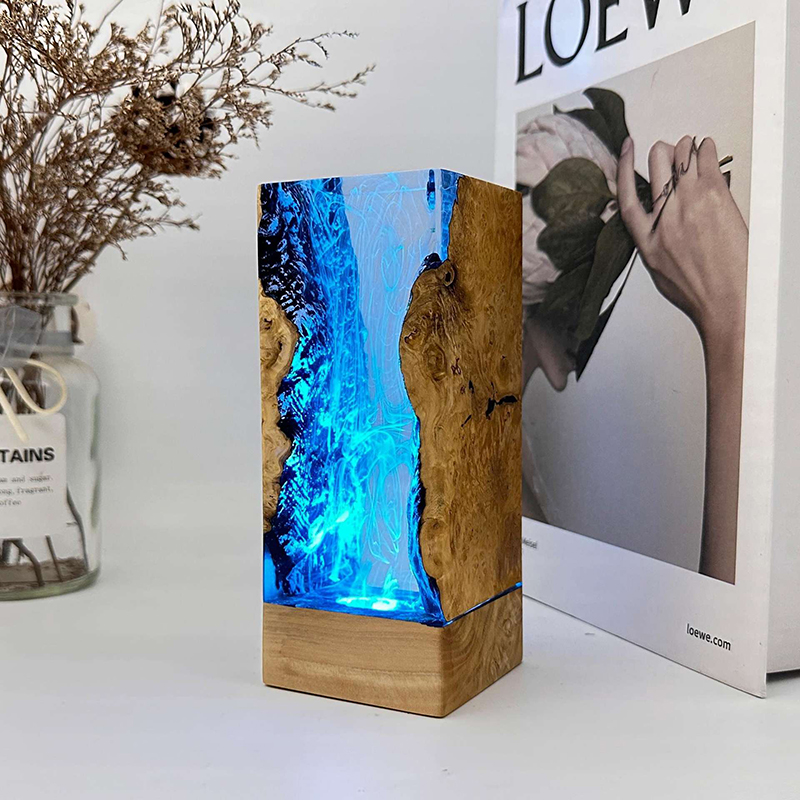 Lampu Meja Resin Tema Organism - Lighting Christmas Decor ulasan dan harga