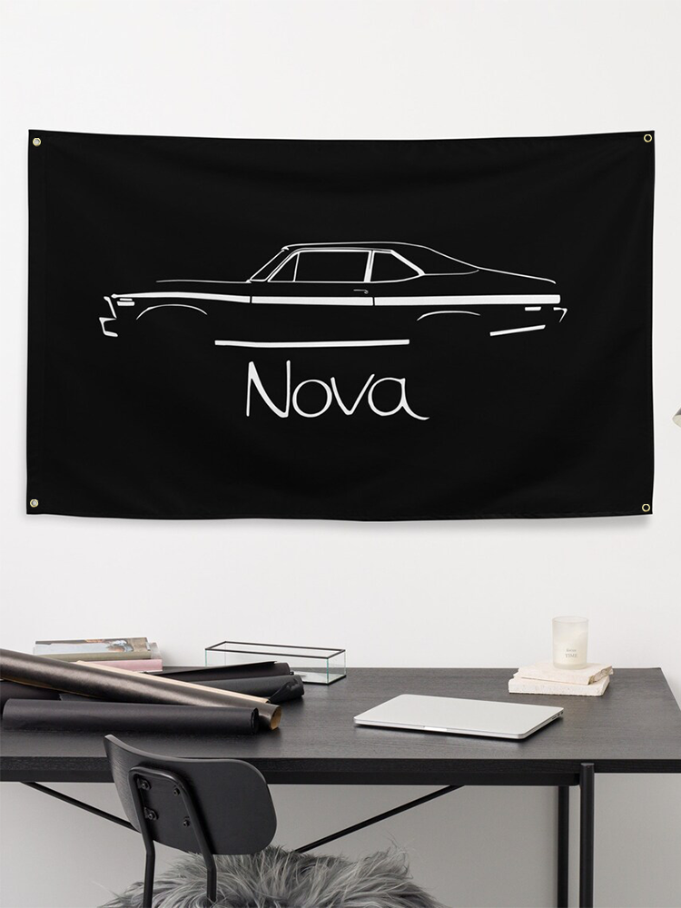 1972 Nova Black Silhouette Ame - Nova Decor & Lighting Vase Glass Brun 26Cm ulasan dan harga