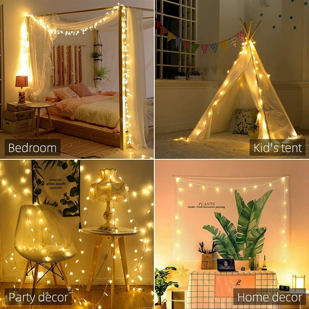 Lampu Natal LED Akrilik Bening - Home Decor Lighting Tree ulasan dan harga
