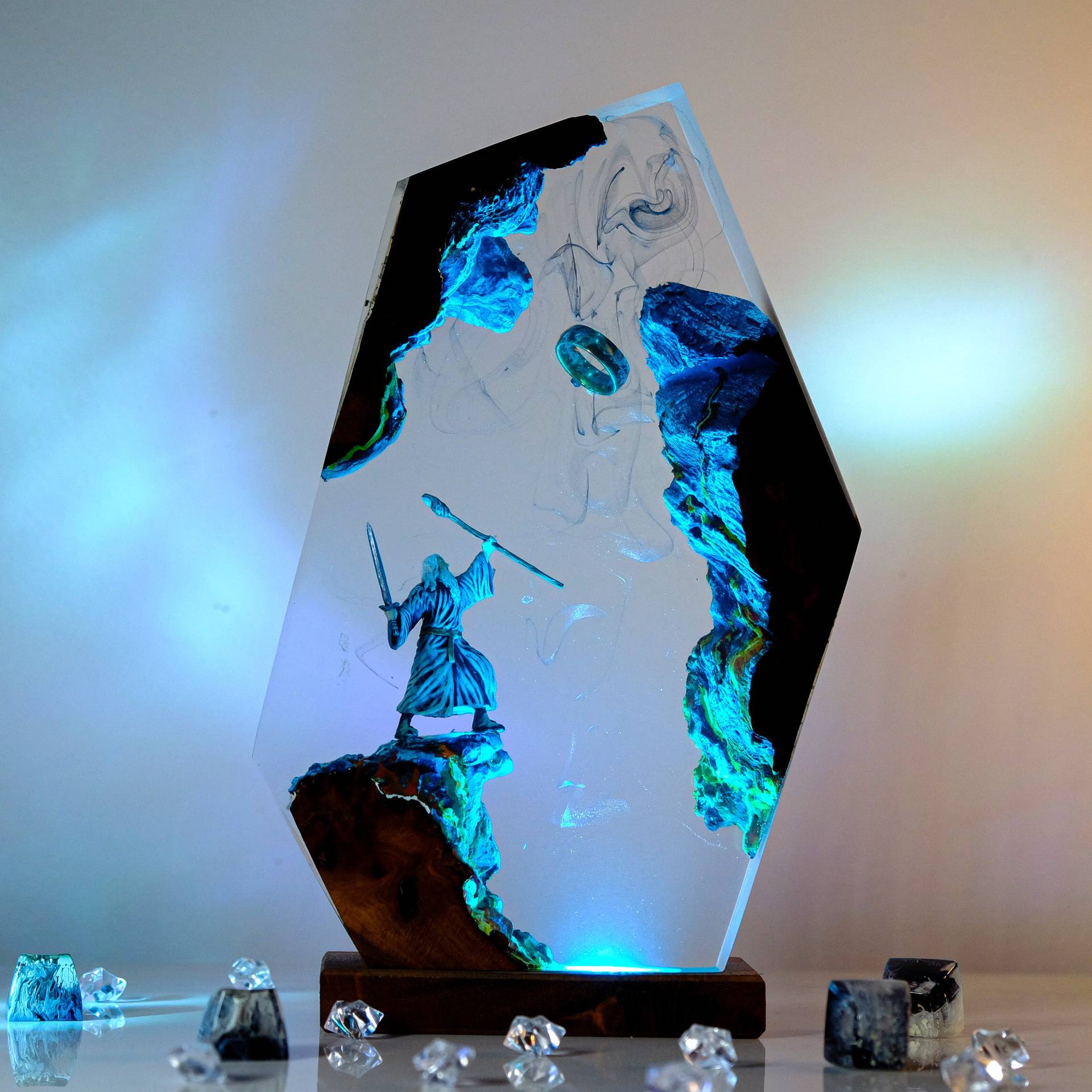 Lampu Resin Figur Adegan Film  - Lighting Christmas Decor ulasan dan harga