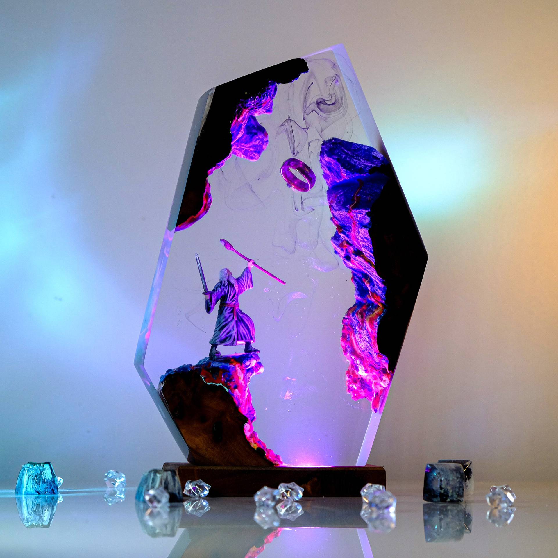 Lampu Resin Figur Adegan Film  - Lighting Christmas Decor ulasan dan harga