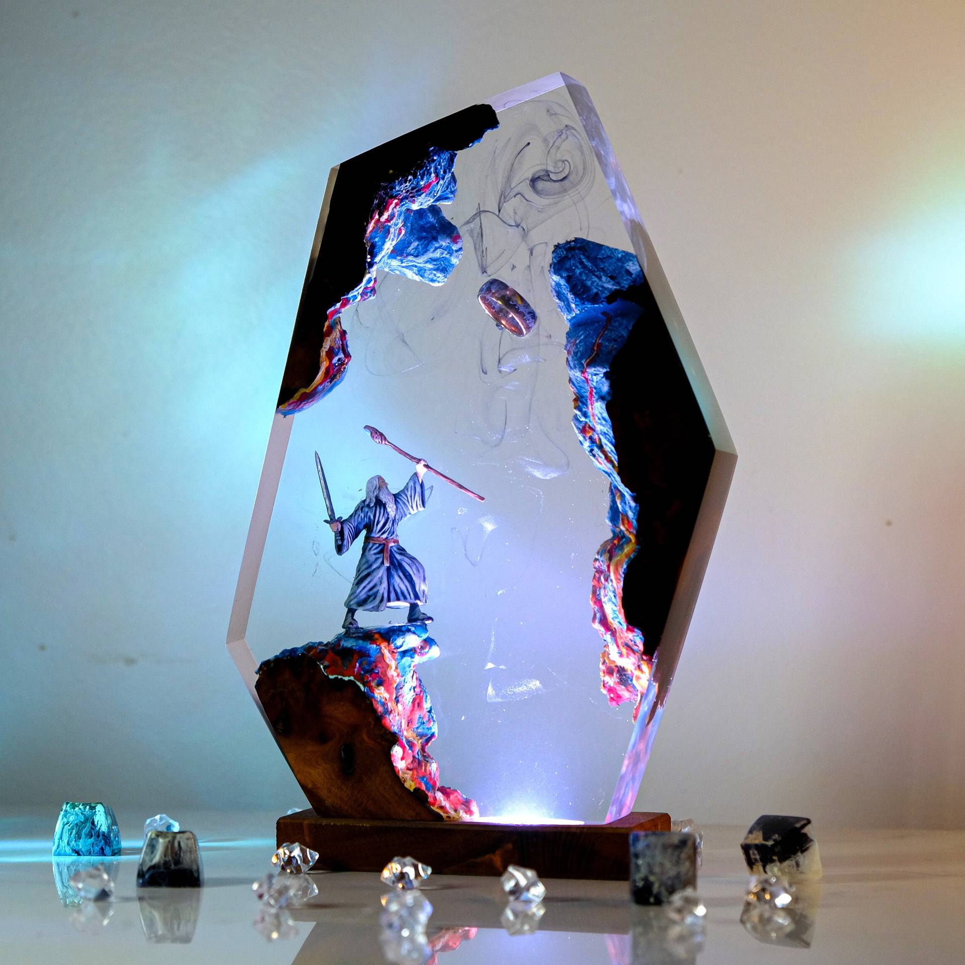 Lampu Resin Figur Adegan Film  - Lighting Christmas Decor ulasan dan harga