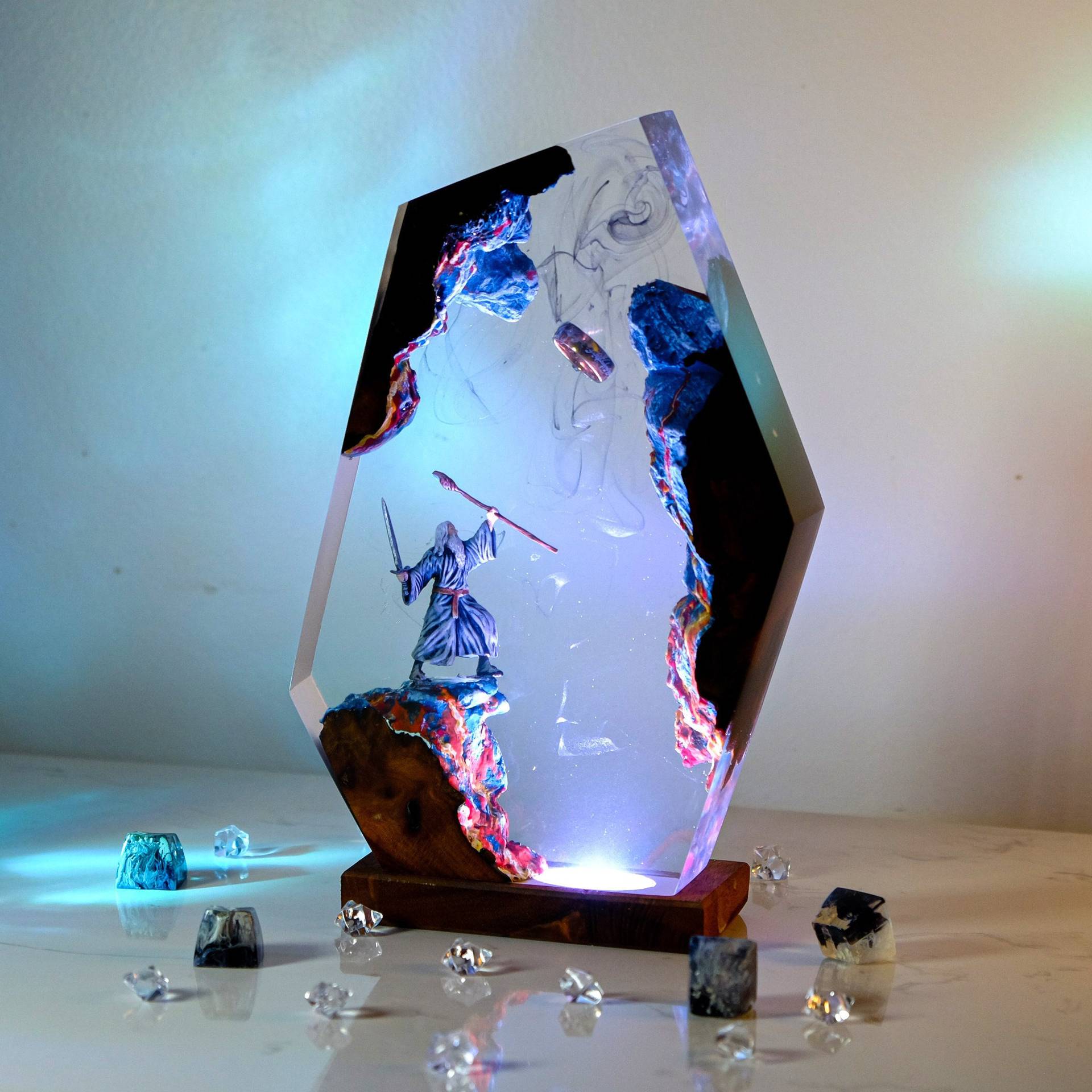 Lampu Resin Figur Adegan Film  - Lighting Christmas Decor ulasan dan harga