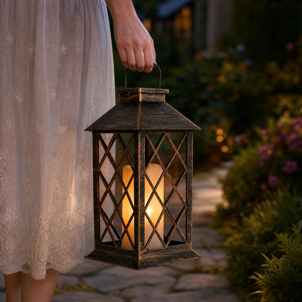 Lentera Surya Retro, Lentera L - Yard Lighting Decor ulasan dan harga