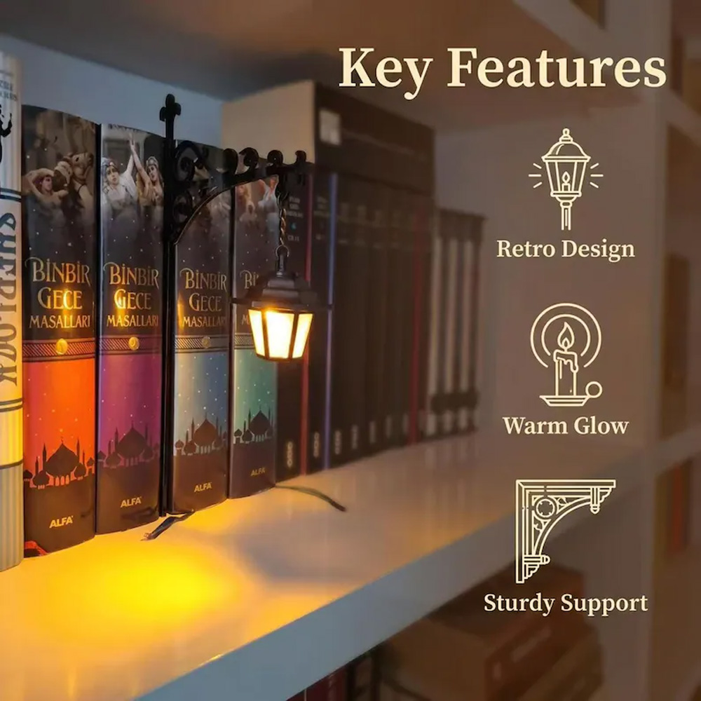Lampu Hias Rak Buku Gaya Retro - Lightings Decoration ulasan dan harga