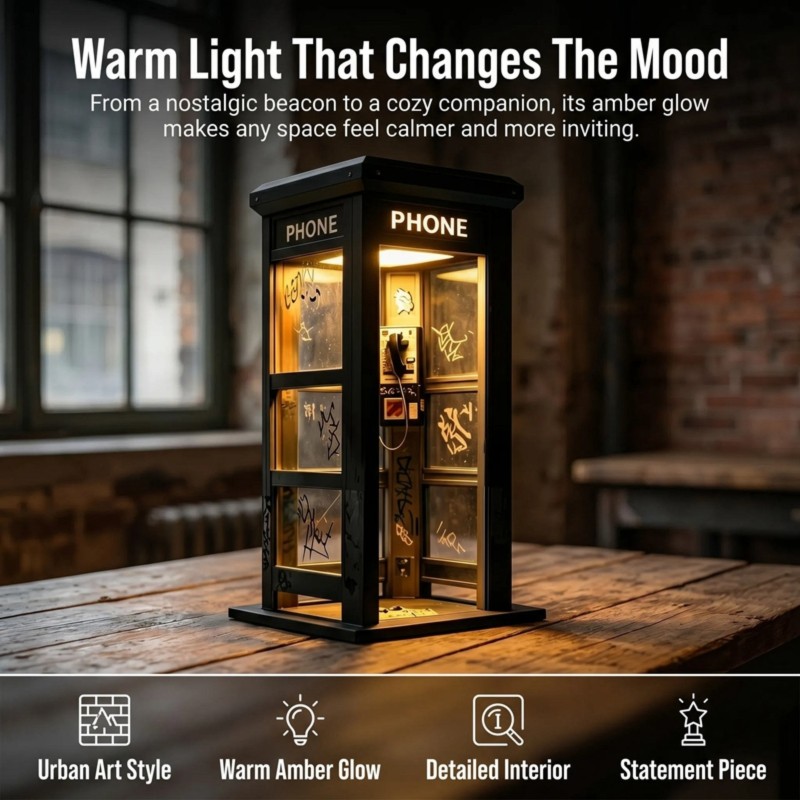 Lampu Telepon Booth Tinggi Ret - Decor Lighting Sales ulasan dan harga