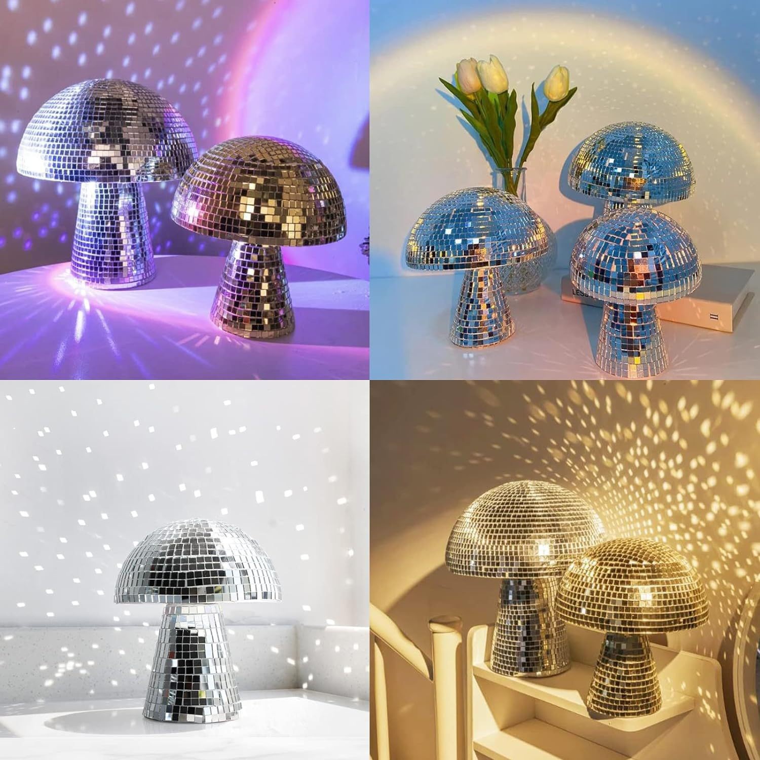Bola Disko Jamur Kaca Cermin U - Disco Ball Mirror ulasan dan harga