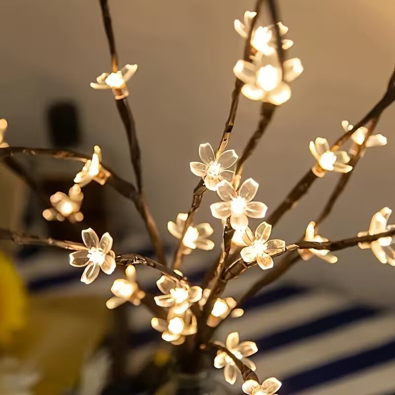 1/2 Buah 20LED Lampu Cabang Po - Home Decor Lighting Tree ulasan dan harga