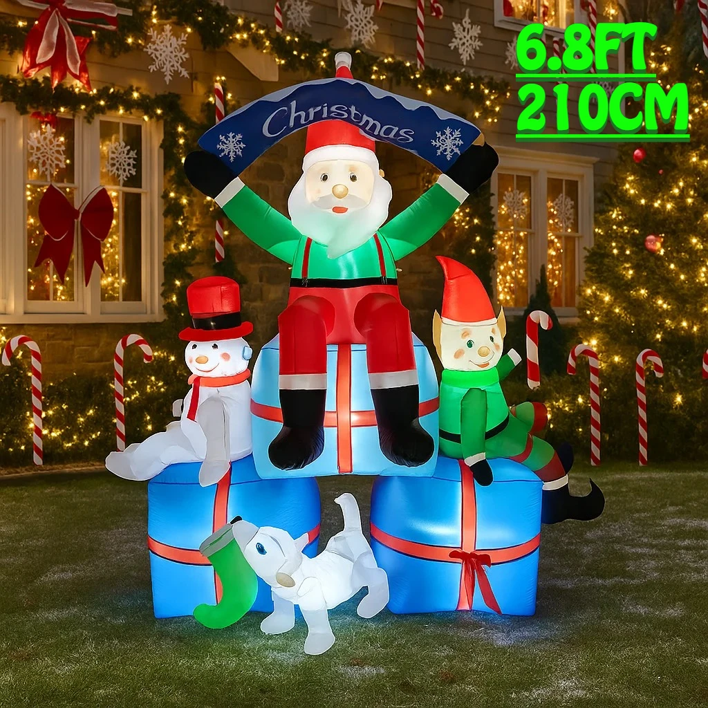 Model Tiup Natal Manusia Salju - Santa'S Elves Holiday Lighting & Decor Llc ulasan dan harga