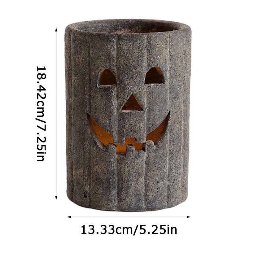 Ornamen labu keramik Halloween - Decor Lighting Sales ulasan dan harga