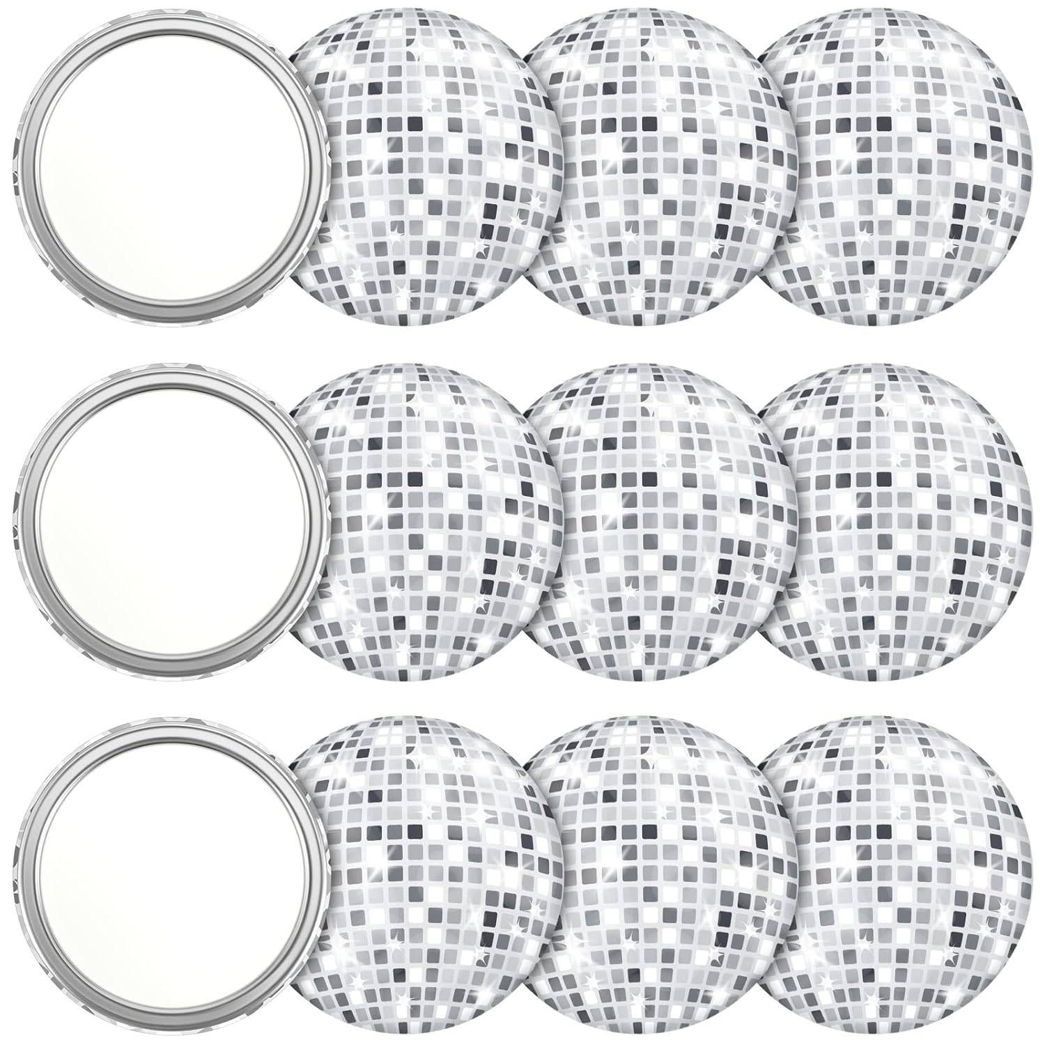 Cermin Kompak Bola Disko Cermi - Disco Ball Mirror ulasan dan harga
