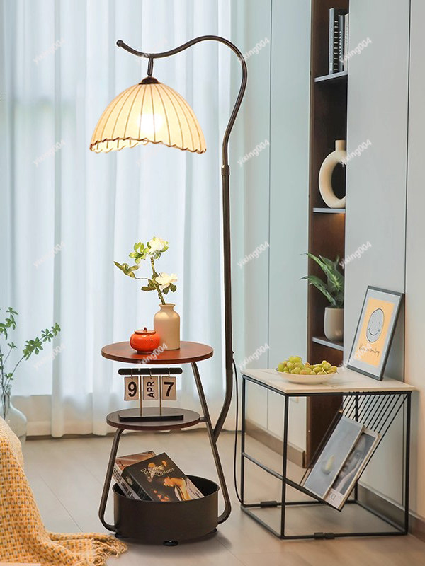 Lampu Lantai Retro dengan Rak  - Decor Lighting Floor Lamps ulasan dan harga