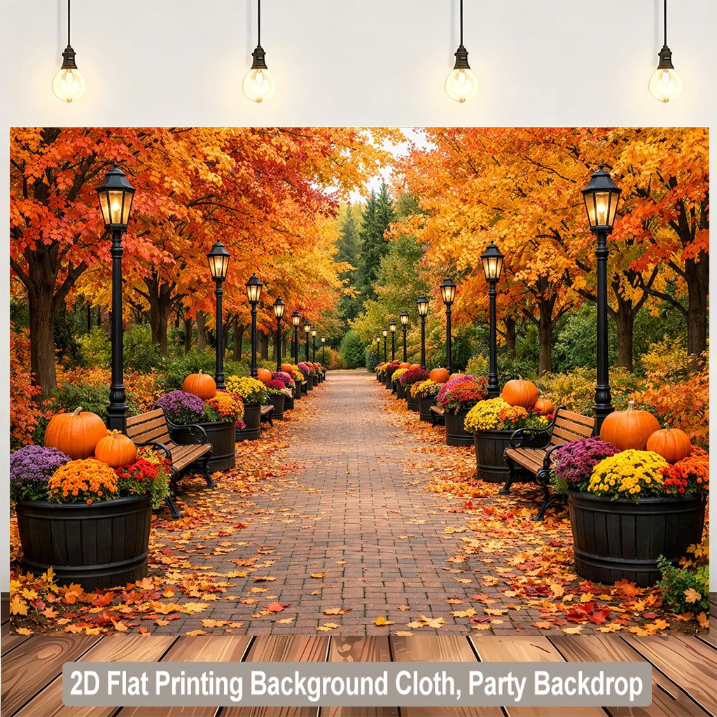 Bidang 2D, jalan berlapis daun - Lighting Decor Photos ulasan dan harga