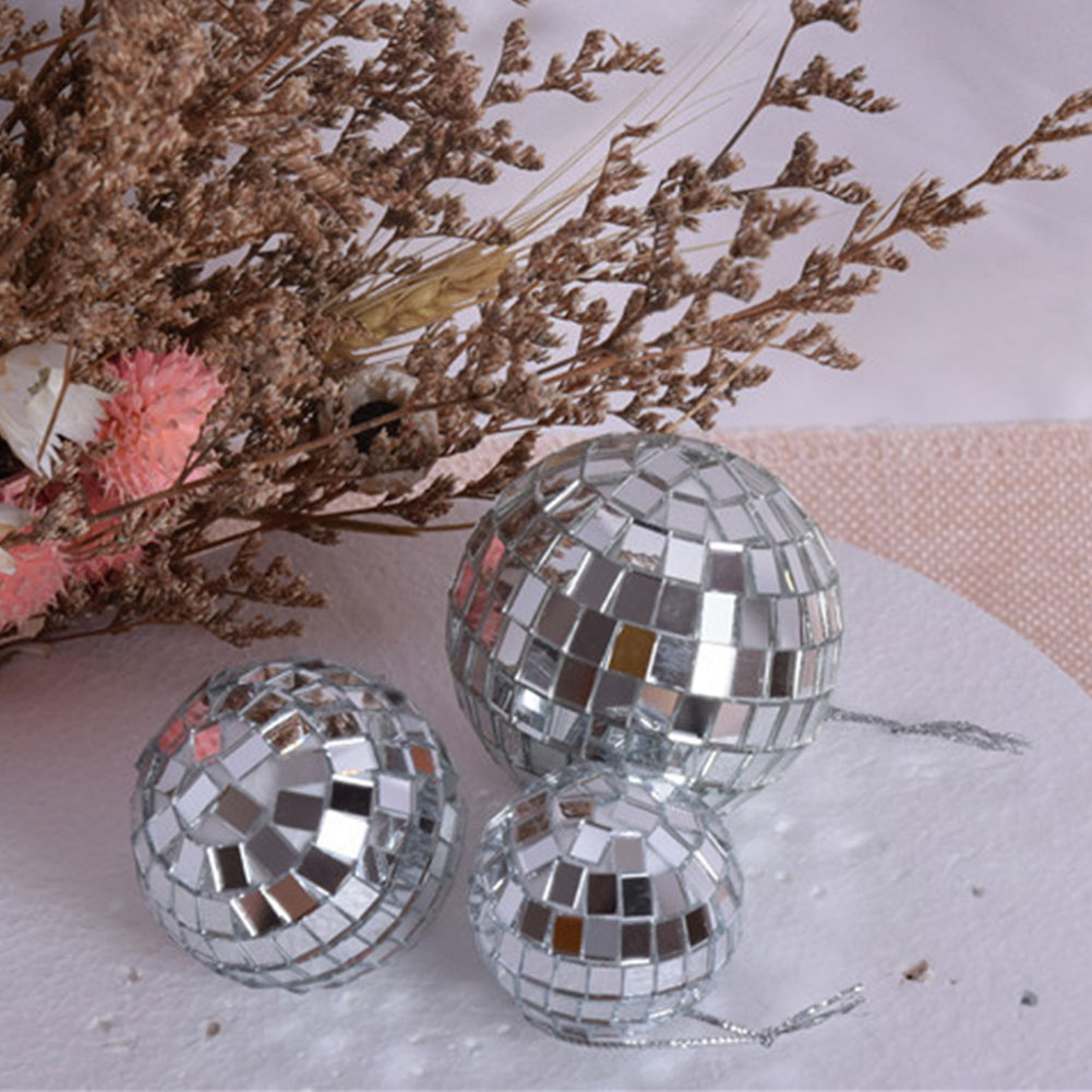 6 Buah Bola Disko Cermin 4/6/1 - Home Decor Lighting Tree ulasan dan harga
