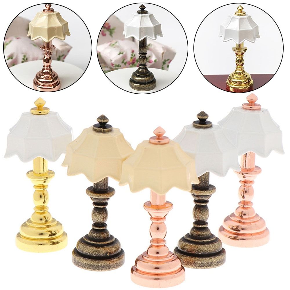 Aksesori Rumah Boneka 1:12 Dek - Decor Lighting Floor Lamps ulasan dan harga