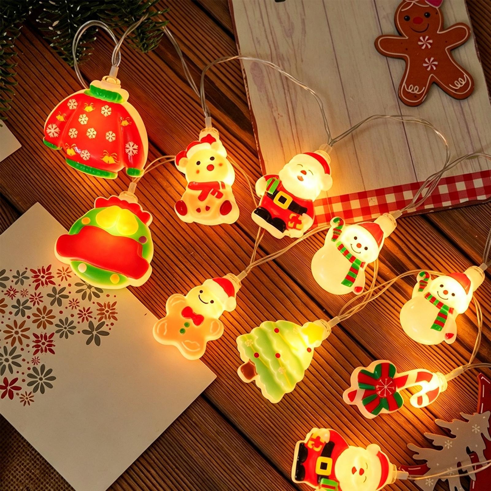 Lampu String Santa Claus LED,  - Lighting Christmas Decor ulasan dan harga