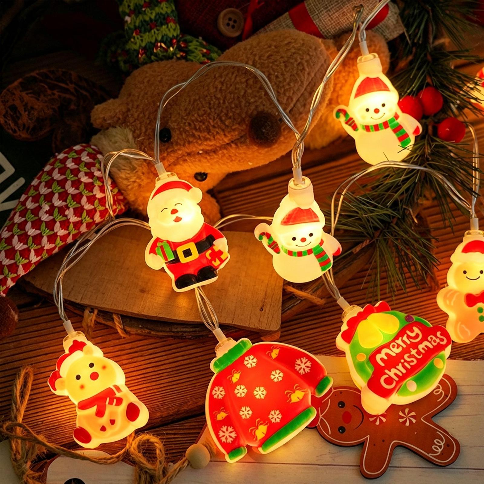 Lampu String Santa Claus LED,  - Lighting Christmas Decor ulasan dan harga