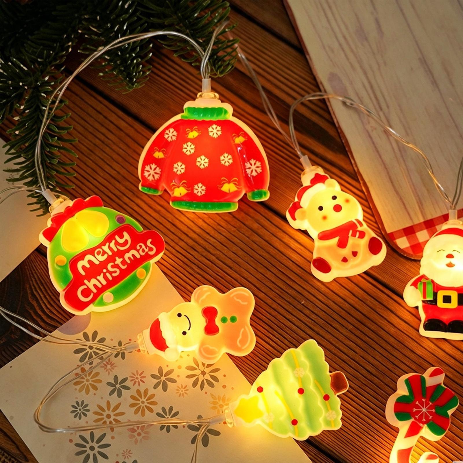 Lampu String Santa Claus LED,  - Lighting Christmas Decor ulasan dan harga