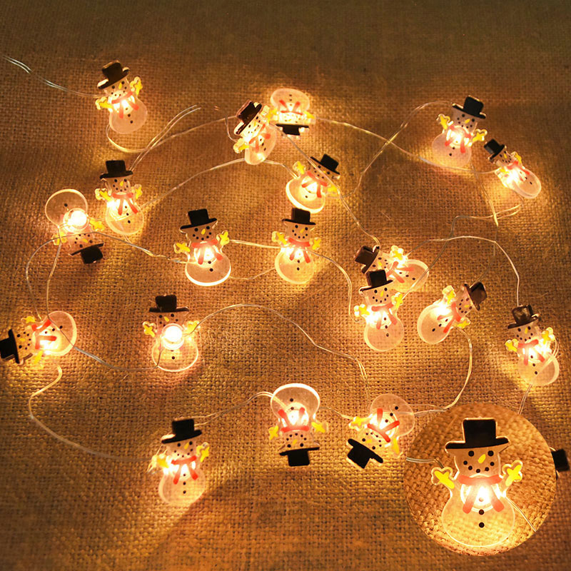 2M 20LED Kepingan Salju Santa  - Home Decor Lighting Tree ulasan dan harga