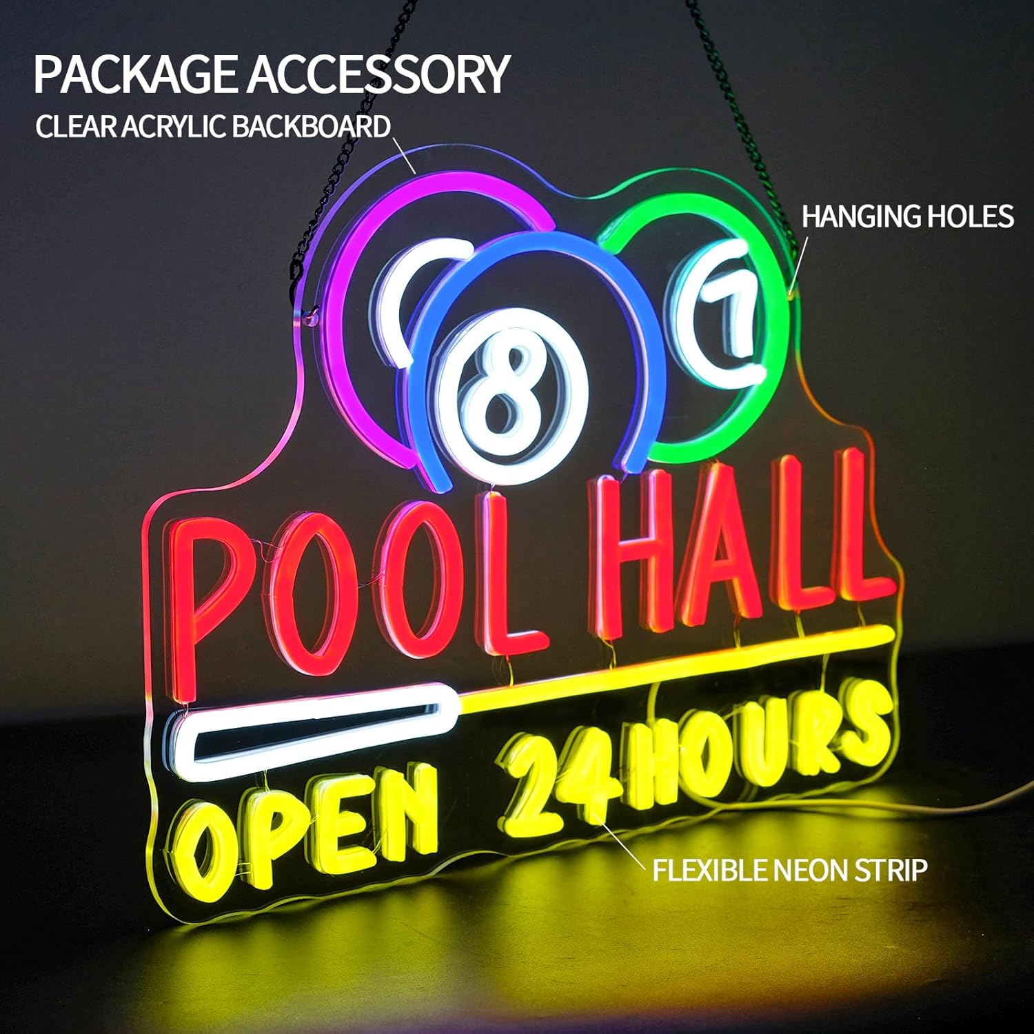 Lampu Neon LED Bertenaga USB u - Decor Lighting Opening Hours ulasan dan harga