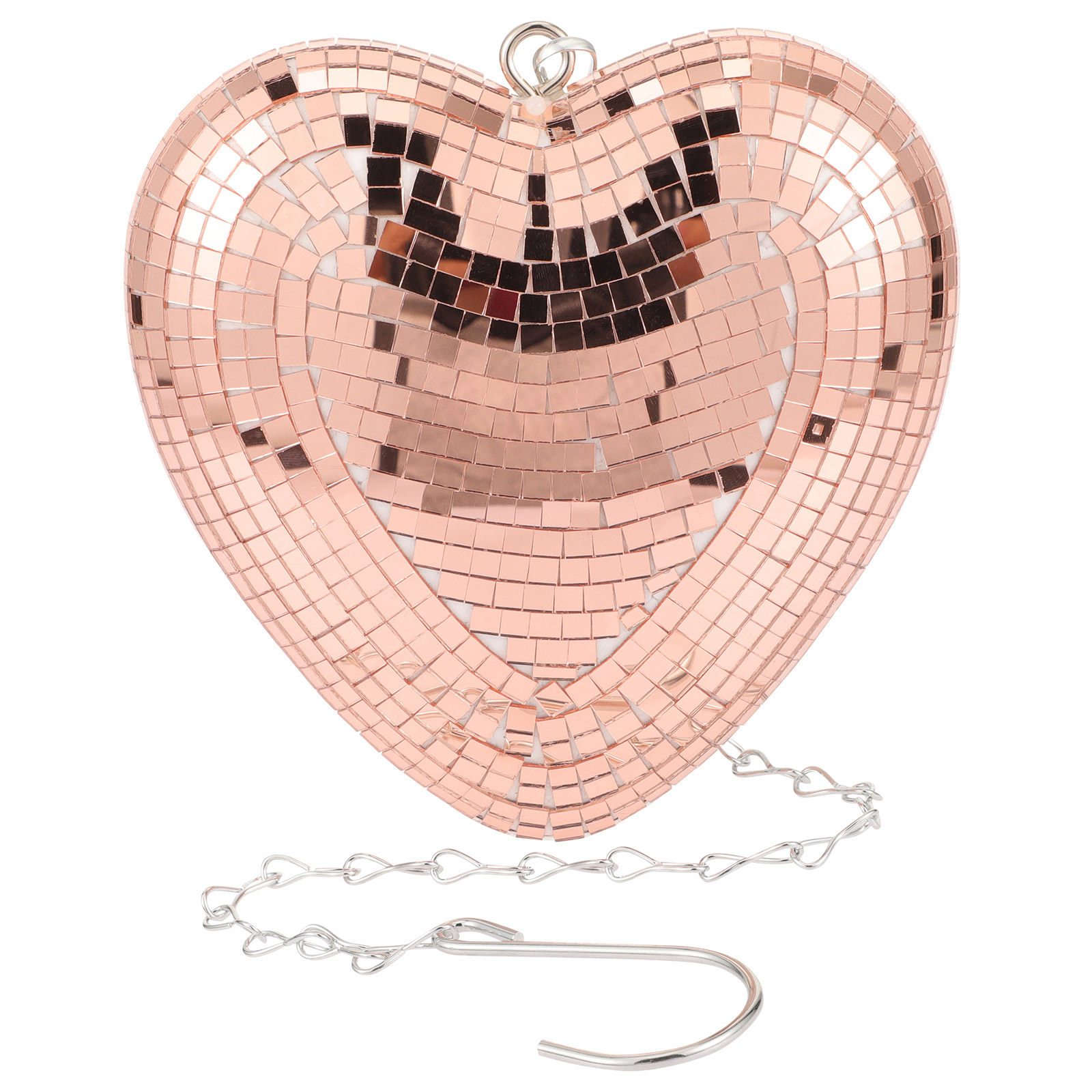 Bola Disko Hiasan Bentuk Hati  - Disco Ball Mirror ulasan dan harga