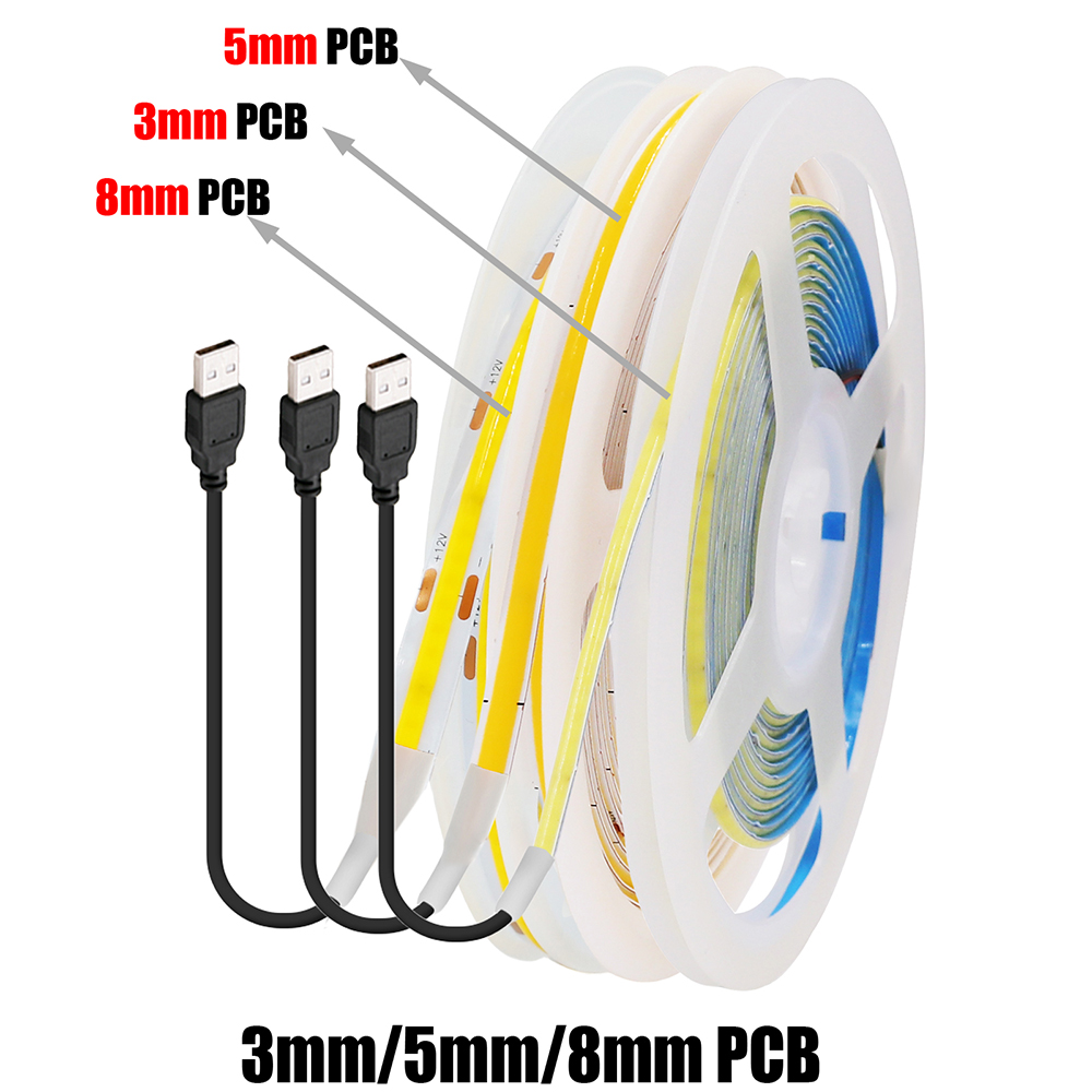 5V USB 3MM 5MM PCB COB Lampu S - Decor Lighting Hours ulasan dan harga